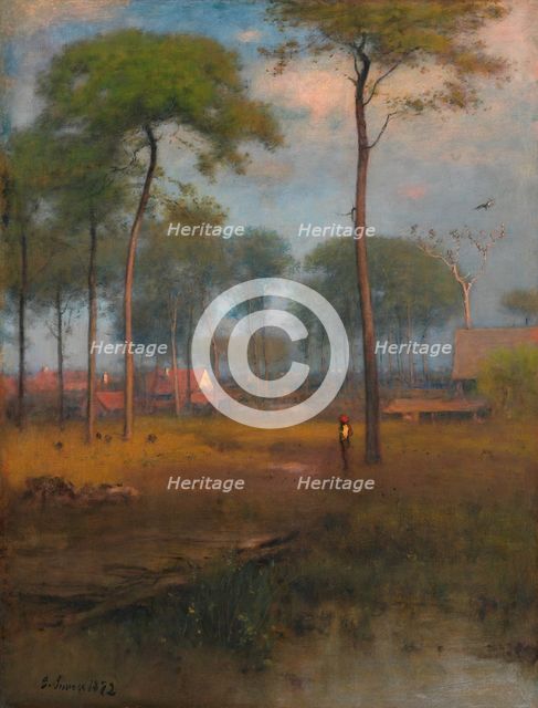 Early Morning, Tarpon Springs, 1892. Creator: George Inness.