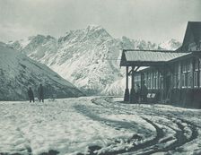 Early morning, The Hermitage, Mt Cook district. From the album: Record Pictures of New Zealand,1920s Creator: Harry Moult