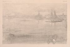 Early Morning: The Thames at Battersea, 1878. Creator: James McNeill Whistler (American, 1834-1903)