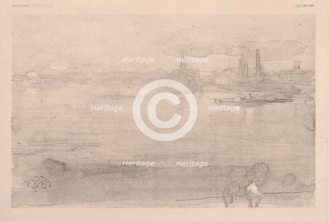 Early Morning: The Thames at Battersea, 1878. Creator: James McNeill Whistler (American, 1834-1903).