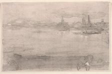 Early Morning: The Thames at Battersea, London, 1878. Creator: James McNeill Whistler (American, 1834-1903)