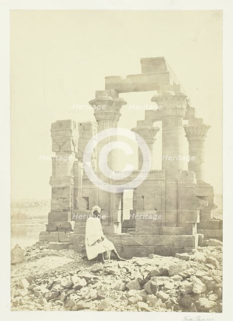 Early Morning at Wady Kardassy, Nubia, 1857. Creator: Francis Frith.