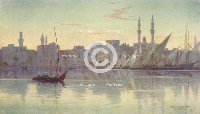 'Early Morning at Damietta', c1880, (1904). Artist: Robert George Talbot Kelly.