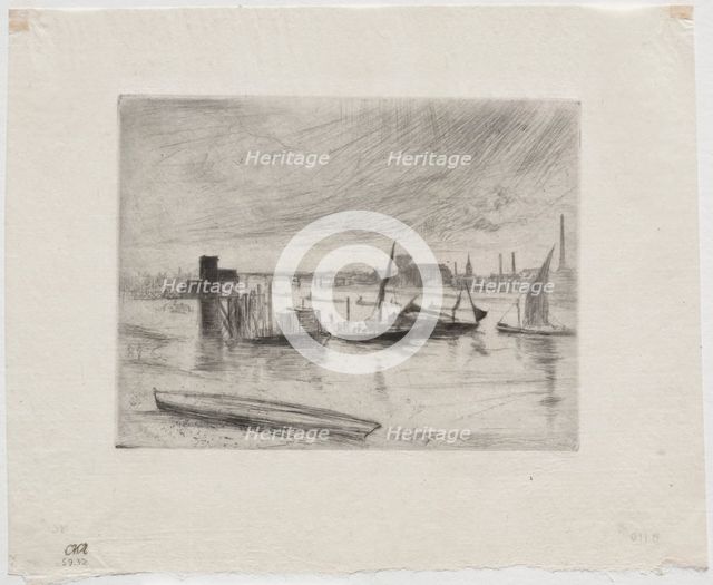 Early Morning, Battersea. Creator: James McNeill Whistler (American, 1834-1903).