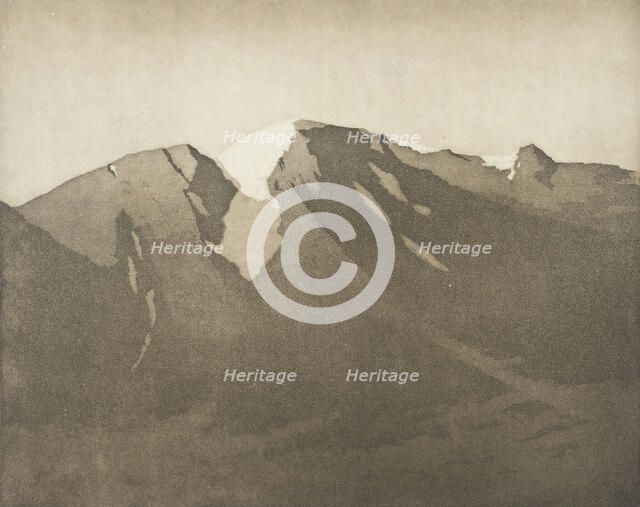 Early Morning in the Alps, Late 17th or early 18th century. Creator: Alfred Hartley.