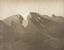 Early Morning in the Alps, Late 17th or early 18th century. Creator: Alfred Hartley