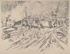 Early Morning, Miraflores, 1912. Creator: Joseph Pennell