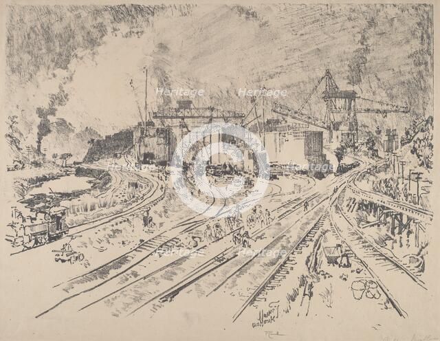 Early Morning, Miraflores, 1912. Creator: Joseph Pennell.