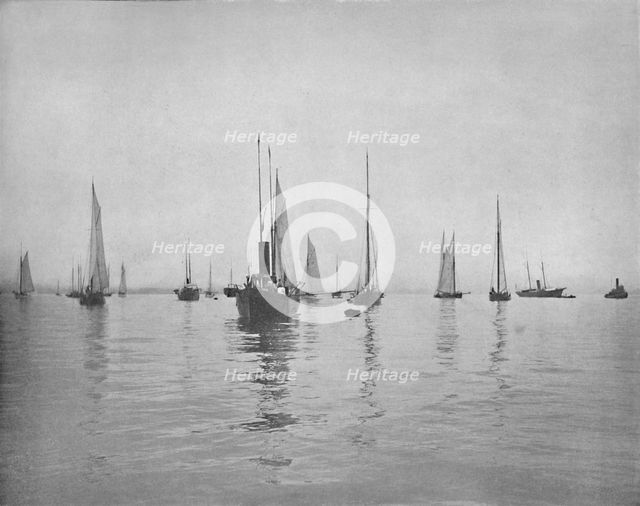 'Early Morning on New York Bay', c1897. Creator: Unknown.