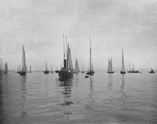 Early Morning on New York Bay, USA, c1900. Creator: Unknown