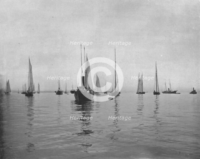 Early Morning on New York Bay, USA, c1900.  Creator: Unknown.
