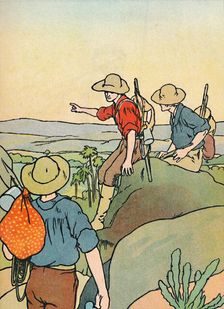 Early Settlers in Australia 1912. Artist: Charles Robinson