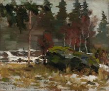 Early Spring, 1883. Creator: Akseli Gallen-Kallela