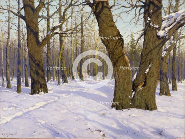 Early Spring, 1910. Artist: Kryzhitsky, Konstantin Yakovlevich (1858-1911)