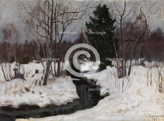 Early Spring, 1926. Artist: Zhukovsky, Stanislav Yulianovich (1873-1944)
