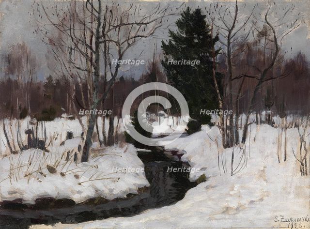 Early Spring, 1926. Artist: Zhukovsky, Stanislav Yulianovich (1873-1944)