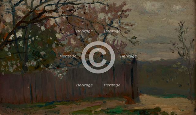 Early Spring at Ville d`Avray, 1895. Creator: Jan Stanislawski.
