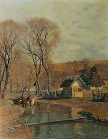 Early spring in eastern Galicia, 1917. Creator: Anton Hans Karlinsky