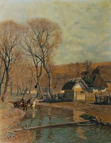 Early spring in eastern Galicia, 1917. Creator: Anton Hans Karlinsky