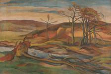 Early Spring Landscape, 1929. Creator: Alois Holub
