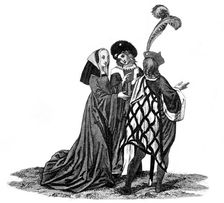 Early pyramidal headdress, late 15th-early 16th century, (1910)