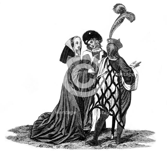 Early pyramidal headdress, late 15th-early 16th century, (1910). Artist: Unknown