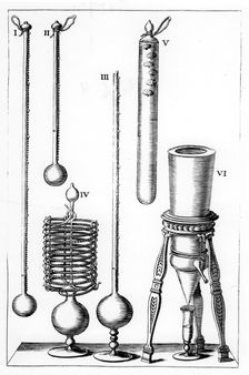 Early thermometers, 1691. Creator: Unknown