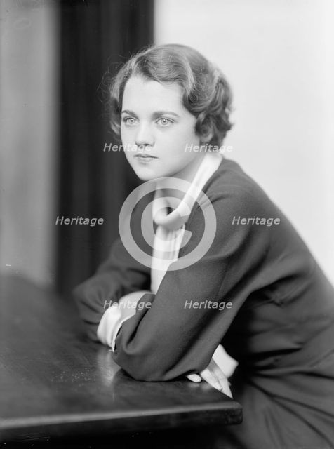 Earnshaw, Helen - Portrait, 1933. Creator: Harris & Ewing.