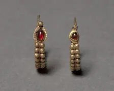 Earrings, 100 BC-100. Creator: Unknown