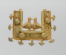 Earrings and Pendant, Iran, 11th-12th century. Creator: Unknown