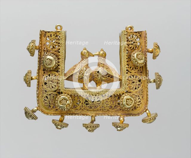 Earrings and Pendant, Iran, 11th-12th century. Creator: Unknown.