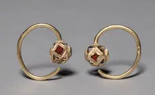 Earrings (pair), 400s. Creator: Unknown