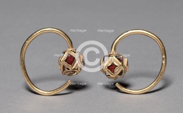 Earrings (pair), 400s. Creator: Unknown.