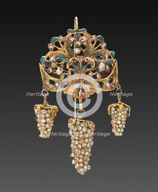 Earring, 1700s - 1800s. Creator: Unknown.