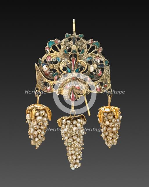Earring, 1700s - 1800s. Creator: Unknown.