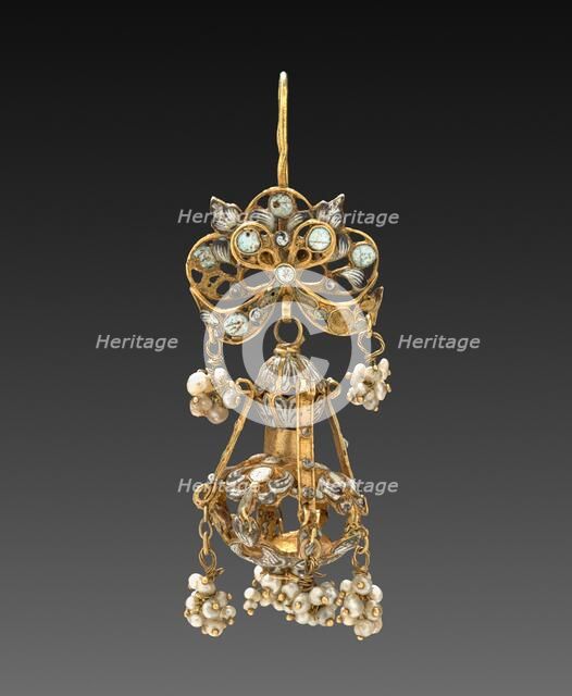 Earring, 1700s - 1800s. Creator: Unknown.