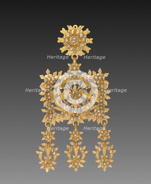 Earring, 1700s - 1800s. Creator: Unknown.