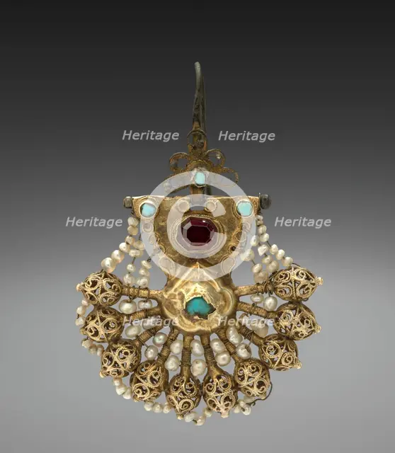 Earring, 1700s - 1800s. Creator: Unknown.