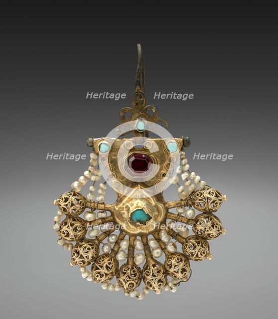 Earring, 1700s - 1800s. Creator: Unknown.