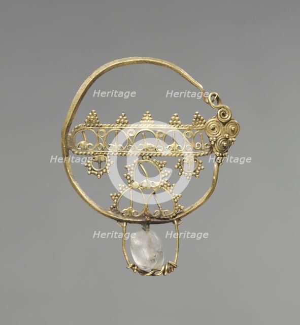 Earring with Openwork, 600-800. Creator: Unknown.