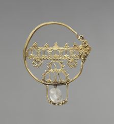 Earring with Openwork, 600-800. Creator: Unknown