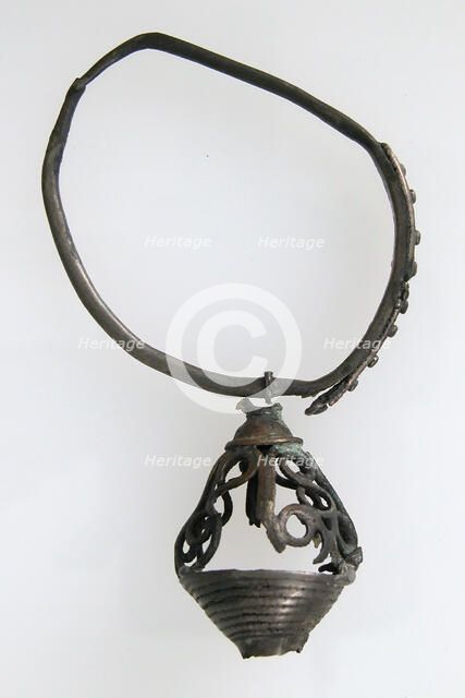 Earring, Avar, 8th-9th century. Creator: Unknown.