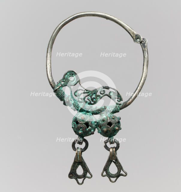 Earring, Avar, 8th-9th century. Creator: Unknown.