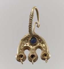 Earring, Byzantine, 6th-7th century. Creator: Unknown