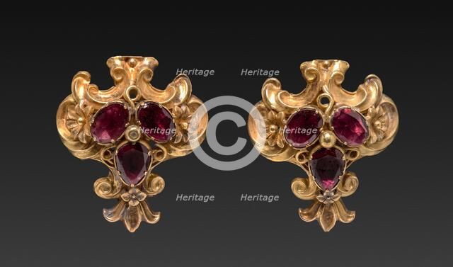 Earring, c. 1840. Creator: Unknown.