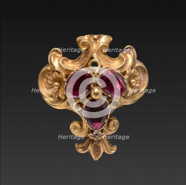 Earring, c. 1840. Creator: Unknown.