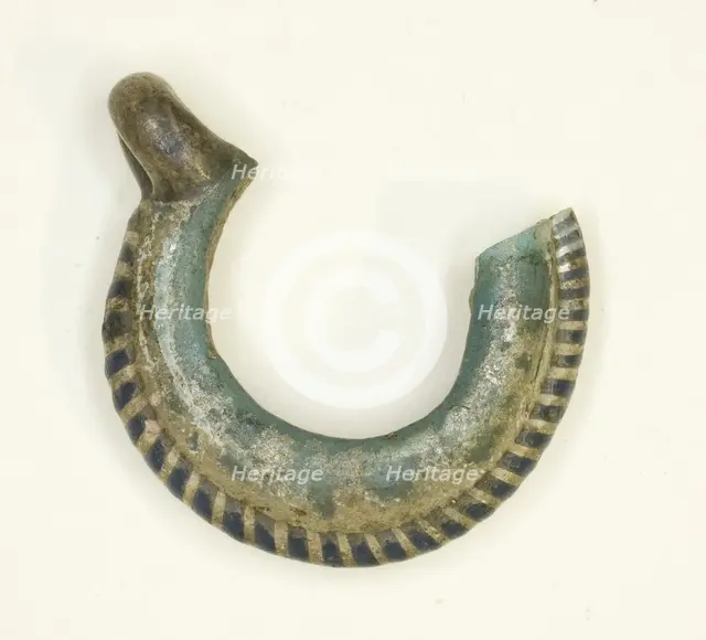 Earring, Egypt, New Kingdom, Second Half of Dynasty 18 (about 1400-1295 BCE). Creator: Unknown.