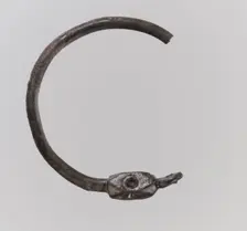 Earring Fragment, Frankish, 7th century. Creator: Unknown