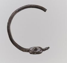 Earring Fragment, Frankish, 7th century. Creator: Unknown