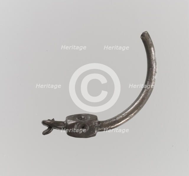 Earring Fragment, Frankish, 7th century. Creator: Unknown.